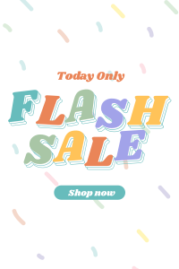 Flash Sale Multicolor Pinterest Pin