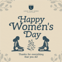 Rustic International Women's Day Instagram Post Design