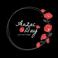 Anzac Day Wreath Instagram Post