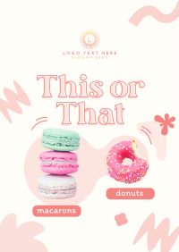 This or That Dessert Flyer