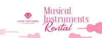 Music Instrument Rental Facebook Cover