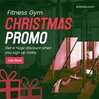 Christmas Gym Promo Instagram Post