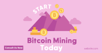 Bitcoin Mountain Facebook Ad