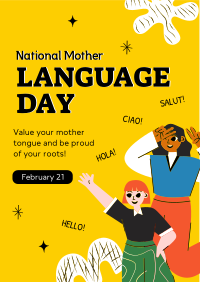 Mother Language Day Flyer