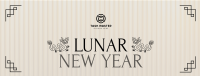 Lunar Year Red Envelope Facebook Cover Image Preview