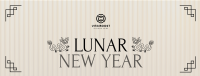 Lunar Year Red Envelope Facebook Cover Image Preview