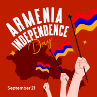 Celebrate Armenia Independence Instagram Post