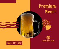Premium Beer Discount Facebook Post
