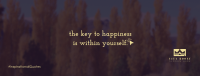 Be Happy By Yourself Facebook Cover Image Preview