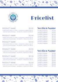 Shop Menu example 3