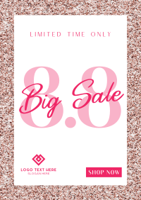 Glittering Sale Poster