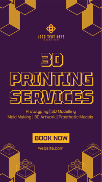 3D Printing Services Facebook Story