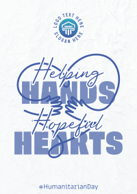 Humanitarian Hopeful Hearts Flyer