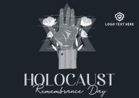 Remembering Holocaust Postcard