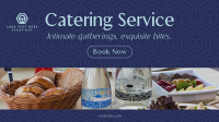 Elegant Catering Service Facebook Event Cover