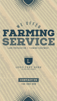 Trustworthy Farming Service Video