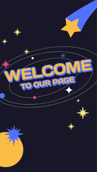 Galaxy Generic Welcome TikTok Video Design