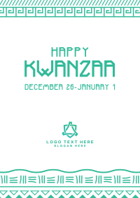 Kwanzaa Engraving Flyer