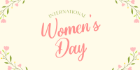 Floral Womens Day Twitter Post