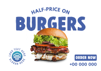 Best Deal Burgers Postcard