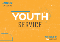 Youth Service Postcard