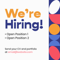 Agnostic We're Hiring Instagram Post