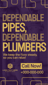 Modern Plumbing Services Instagram Story