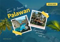 Palawan Paradise Travel Postcard