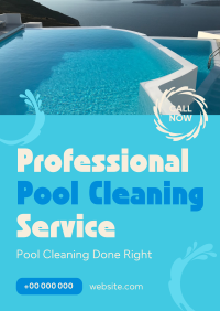 Pool Cleaning Service Poster