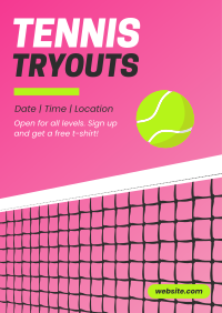 Tennis Poster example 2