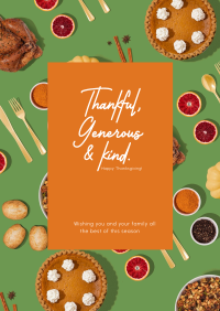 Thanksgiving Diner Poster