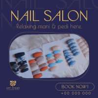 Simple Nail Salon Instagram Post Image Preview