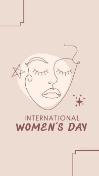 International Women's Day Illustration Instagram Story