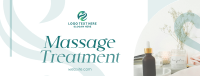 Simple Massage Treatment Facebook Cover
