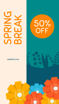 Spring Break Sale Instagram Story Design