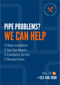 Need A Plumber? Flyer