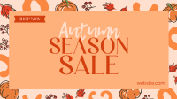 Leaves and Pumpkin Promo Sale YouTube Video Design
