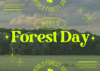 World Forest Day  Postcard