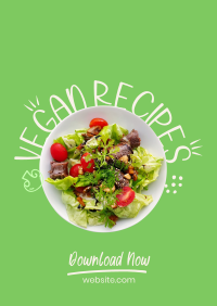 Vegan Salad Recipes Poster