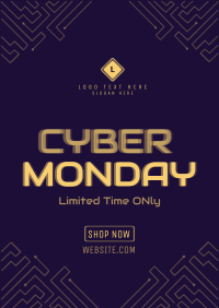 Cyber Monday Poster example 4