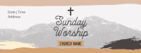Church Sunday Worship Facebook Cover