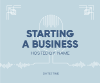 Simple Business Podcast Facebook Post