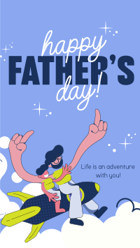 Playful Father's Day Greeting Instagram Reel