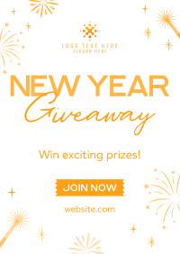 New Year Special Giveaway Flyer