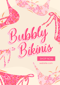 Bubbly Bikinis Poster