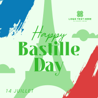 Bastille Day Linkedin Post example 4