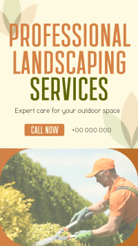 Professional Landscape Services Instagram Story