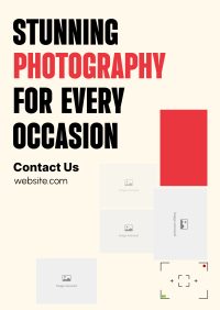 Occasion Photographer Poster