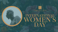 Floral International Women's Day Facebook Event Cover