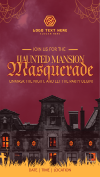 Haunted Mansion Masquerade Instagram Reel Image Preview